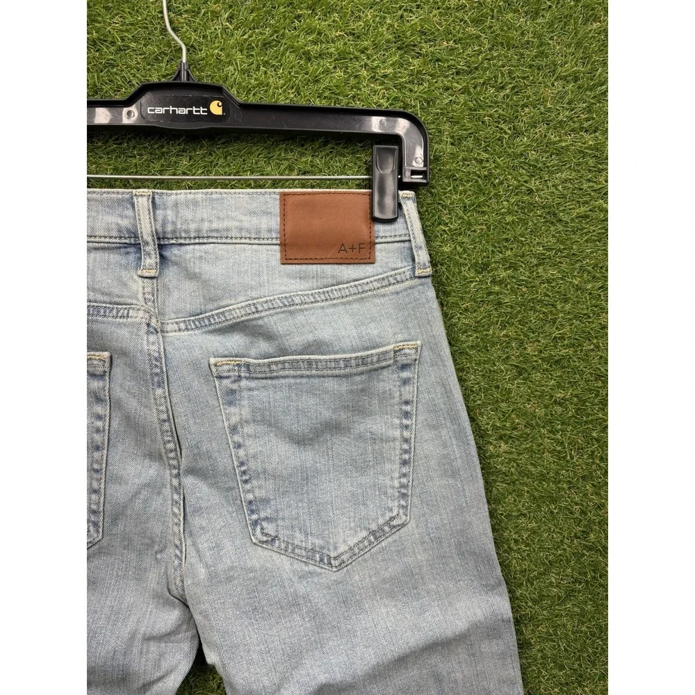 Abercrombie & Fitch Jeans Mens 30x30 Felix Super Slim Stretch Light Wash Denim